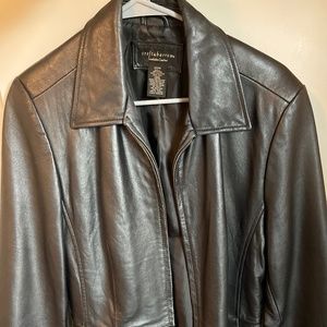 Vintage Croft & Barrow Black Leather Jacket